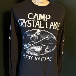 Friday the 13th Camp Crystal Lake long sleeve tee